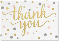 Title: Pink and Gold Dots Thank You Notes, Author: Inc Peter Pauper Press