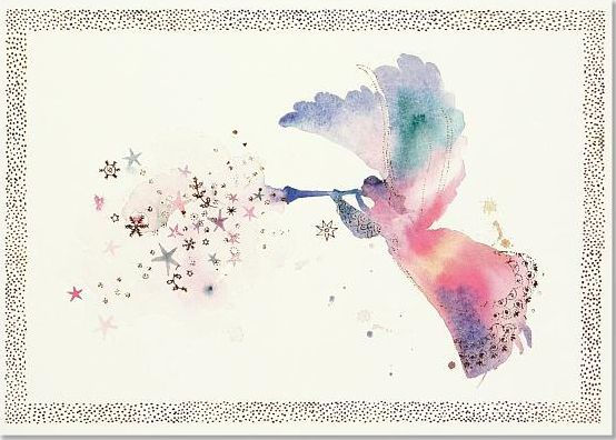 Watercolor Angel Christmas Boxed Card