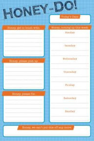 Title: Honey-Do Note Pad (Daily Planner, List Pad), Author: Inc Peter Pauper Press