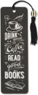 Coffee and Books Beaded Bookmark