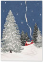 Winter Cottage Christmas Boxed Card