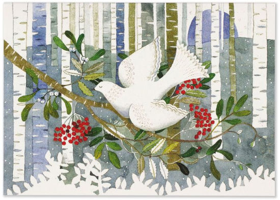 Dove And Holly Christmas Boxed Card By Peter Pauper Press Incorporated Barnes Noble