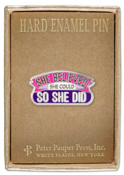 Enamel Pin She Believed She Could