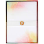 Alternative view 1 of Watercolor Sunset Stationery Set