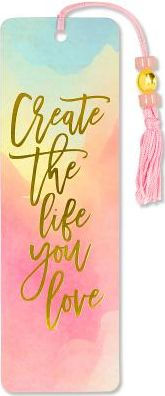 Beaded Bookmark - Watercolor Sunset