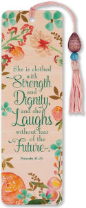 Title: Beaded Bookmark - Strength and Dignity