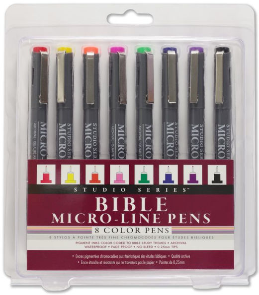 Studio Series Bible Micro-Line Pens 8-Pack