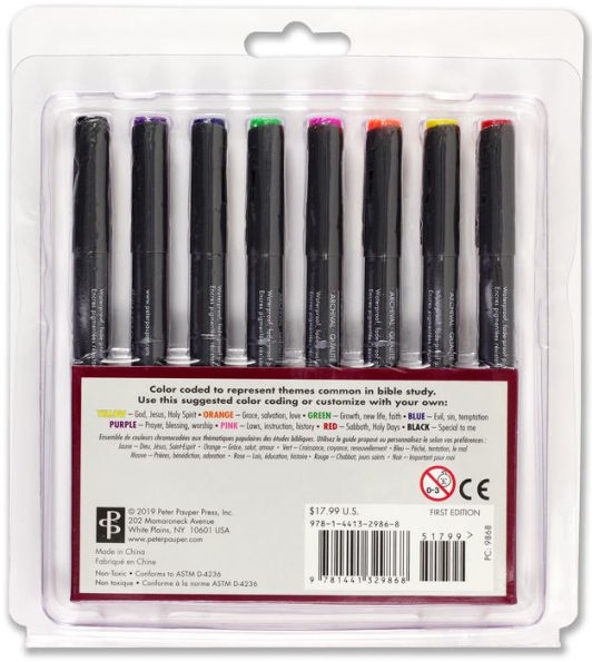 STANBLUE 12 Colored Micro Pens 05, Fineliner pens Waterproof Archival Ink  Set, No Bleed Drawing Art Pens for Illustrating, Journaling, Bible  Zentangle