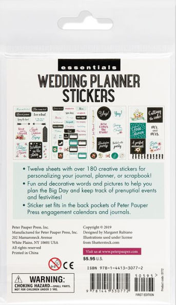 Wedding Planner Stickers