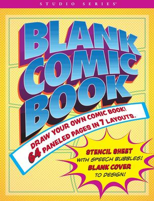 Blank Comic Book (Stencil Included)