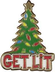 Title: Enamel Pin - Get Lit