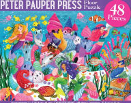 Title: Mermaid Adventure Kids' Floor Puzzle (48 Pieces) (36 inches wide x 24 inches high), Author: Peter Pauper Press