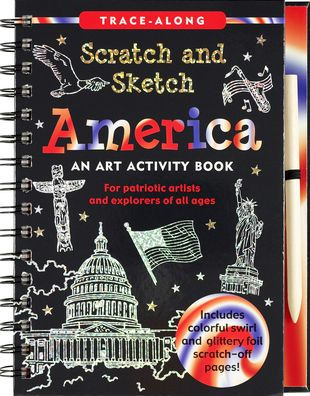 Scratch & Sketch America (Trace-Along): An Art Activity Book