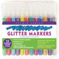 Ooly - Rainbow Sparkle Glitter Markers - Set of 15