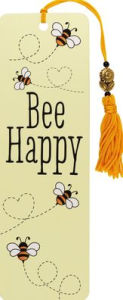 Title: Bee Happy Beaded Bookmark