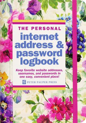 Peony Garden Internet Address & Password Logbook