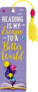 Title: A Better World Beaded Bookmark