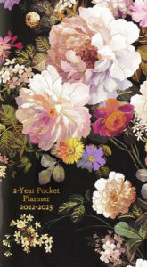 Download online ebooks 2022-23 2 Year Pocket Planner Midnight Floral by Peter Pauper Press English version