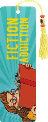 Fiction Addiction Beaded Bookmark