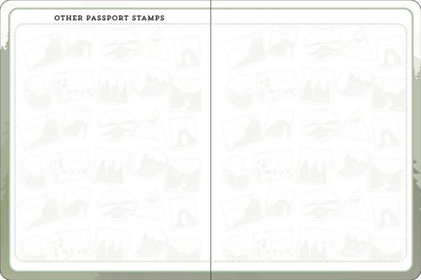 blank passport stamp