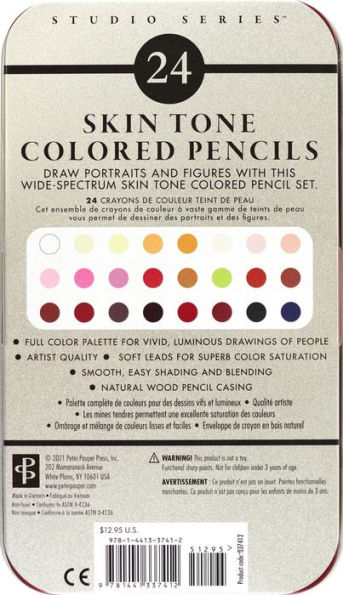 Studio Series Dual-Tip Skin Tone Markers (Set of 24) – Peter Pauper Press