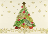 Title: Festive Evergreen Christmas Boxed Card