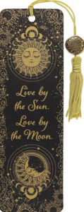 Title: Live By The Sun, Love By The Moon Beaded Bookmark