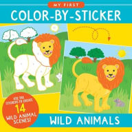 Title: Wild Animals First Color by Sticker Book, Author: Peter Pauper Press Inc.