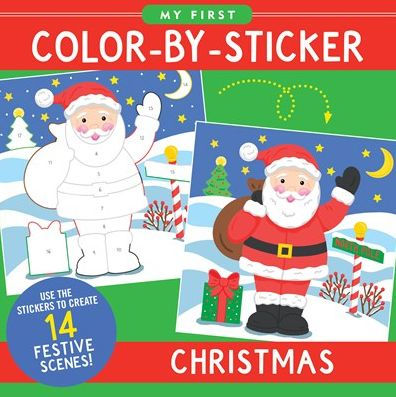 Christmas First Color by Sticker Book