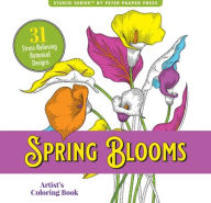 Title: Spring Blooms Adult Coloring Book, Author: 