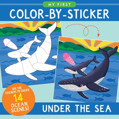 Under the Sea Color-by-Sticker Book