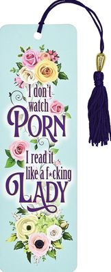 I Don't Watch Porn Beaded Bookmark