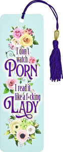 Title: I Don't Watch Porn Beaded Bookmark