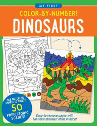 Title: Color-by-Number! Dinosaurs, Author: Martha Zschock