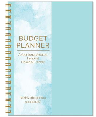 Budget Planner: A Year-Long Undated Monthly Money Tracker