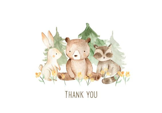 Baby Thank You Note Cards