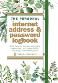 Title: Eucalyptus Internet Address & Password Logbook, Author: Peter Pauper Press
