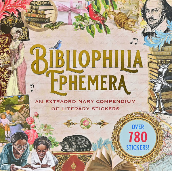 Bibliophilia Ephemera Sticker Book (Over 780 Stickers)