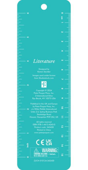 Literature Is The Most Agreeable Way Beaded Bookmark