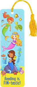 Title: Reading is Fin-tastic Youth Bookmark