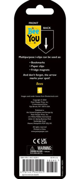 Bees i-Clips Magnetic Page Markers