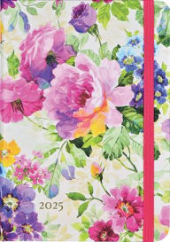 Title: 2025 Peony Garden Weekly Planner (16 Months, Sept 2024 to Dec 2025)