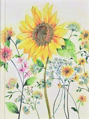 Watercolor Sunflower Journal (Diary, Notebook)