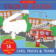 Free ebooks download epub format Color-by-Sticker - Cars, Trucks, and Trains (English literature)