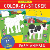 Title: Color-by-Sticker - Farm Animals, Author: T. Levy