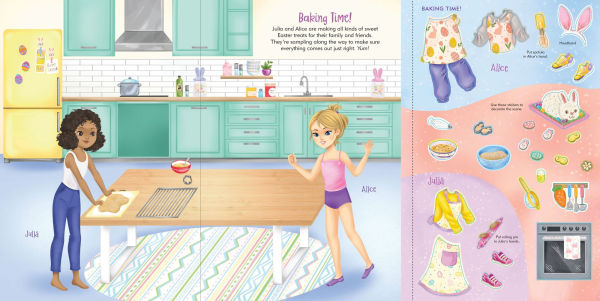 Easter Fun Sticker Doll Dress-Up Book