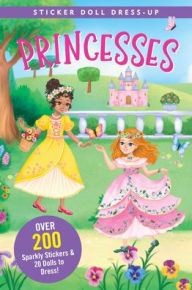 Princesses Sticker Doll Dress-Up Book