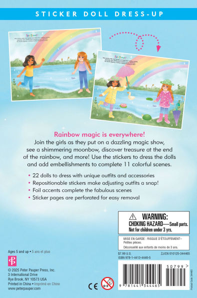 Rainbow Magic Sticker Doll Dress-Up Book