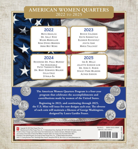 American Women Quarters Collector's Portfolio (Collect Quarters for All Three Mints!)