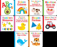 Title: My Little Library of Bilingual Board Books - (Set of 10 English-Spanish Board Books), Author: Peter Pauper Press